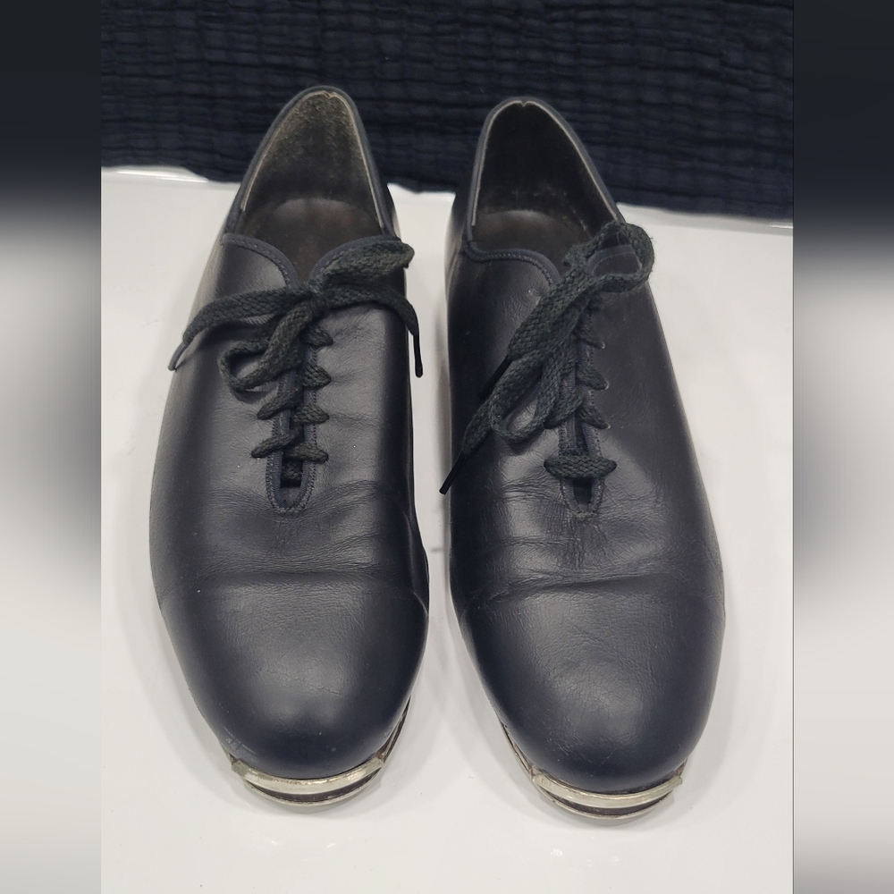 Classic Black Women's Stevens Stompers Tap Clogging Dance Shoes Size 9M